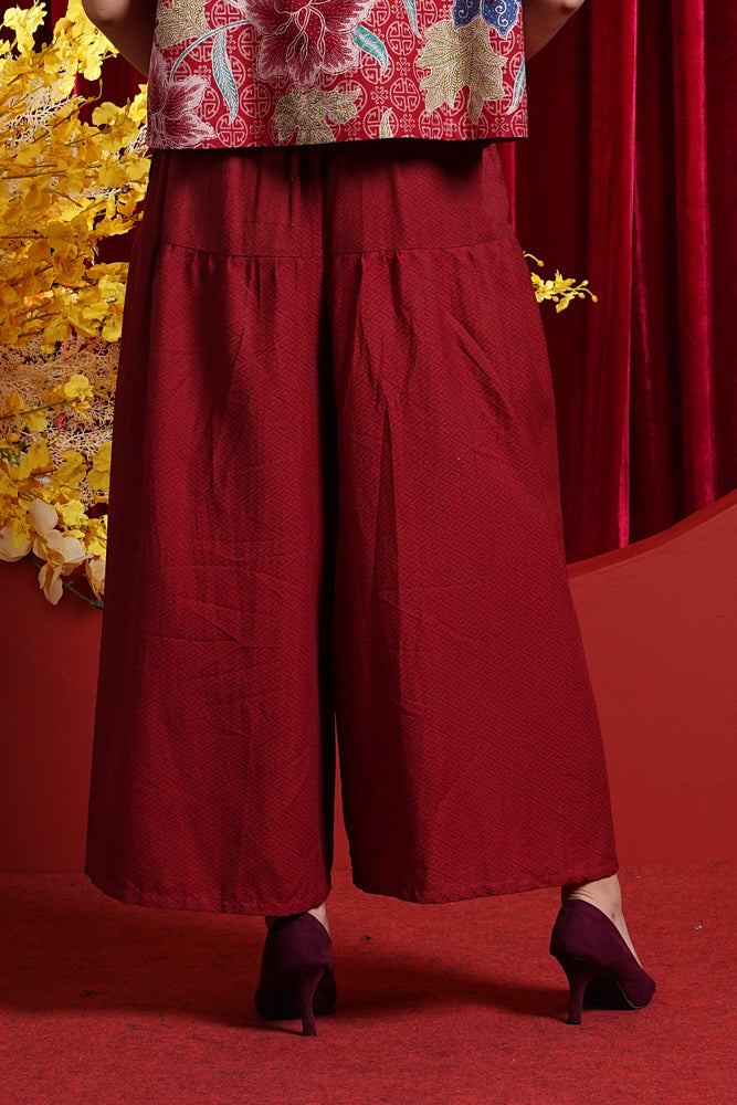 Eliane Pants CNY Red P0192