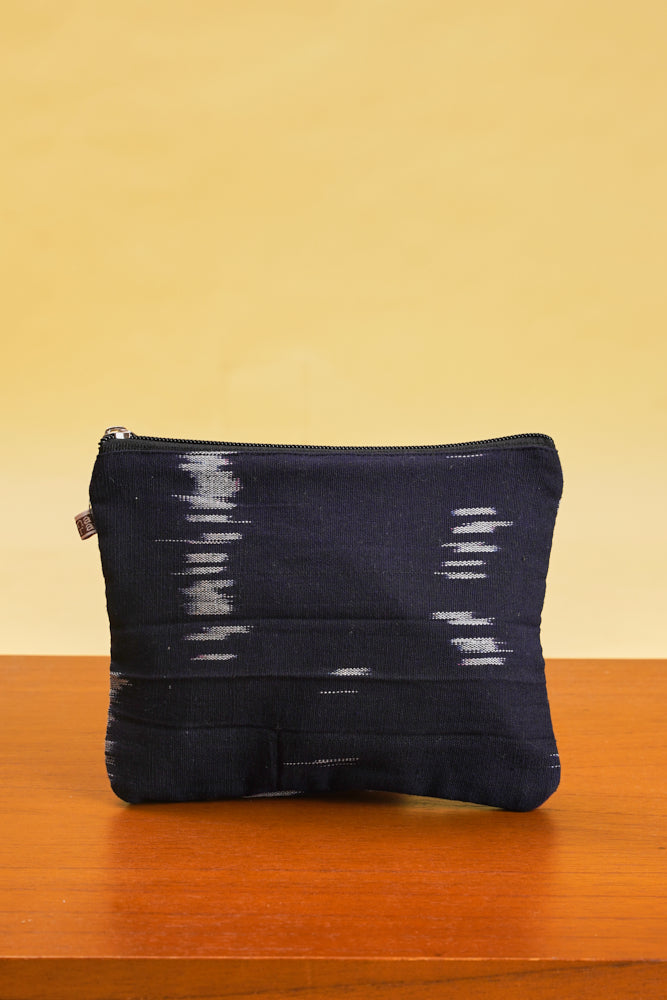 Pouch Tenun Blue Grey A0044