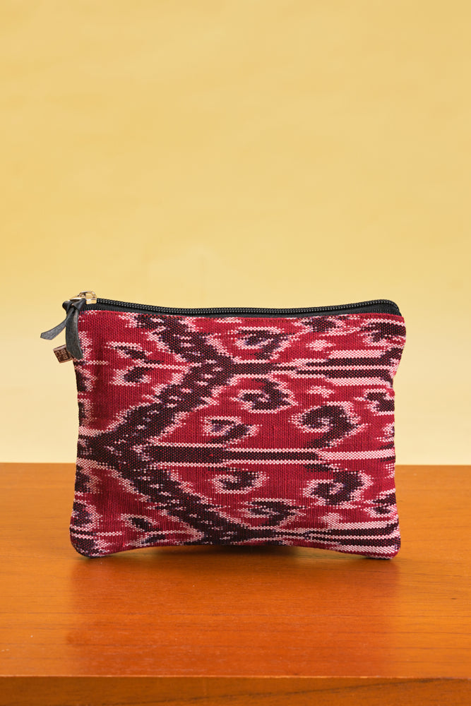 Pouch Tenun Red A0040