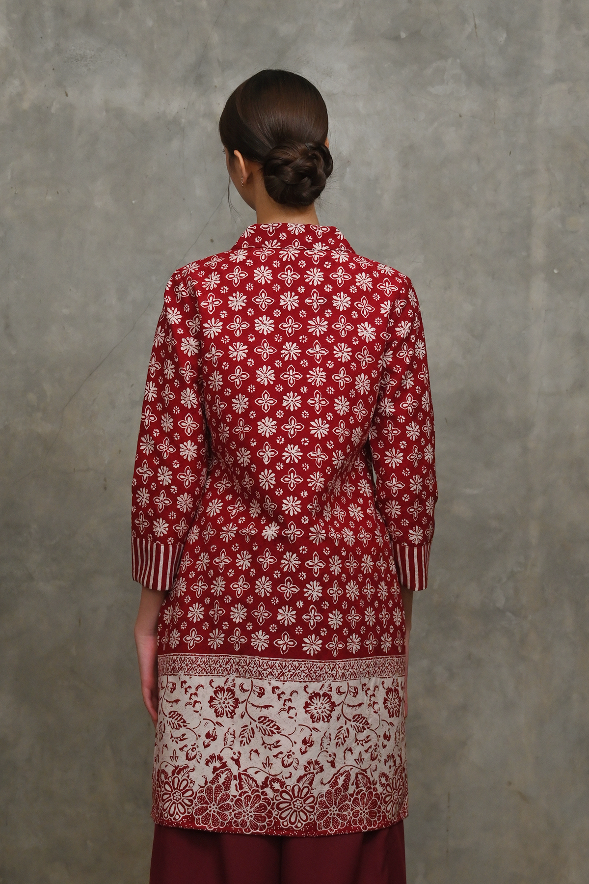 Tunik Loosi Dobi Merah Putih T6032
