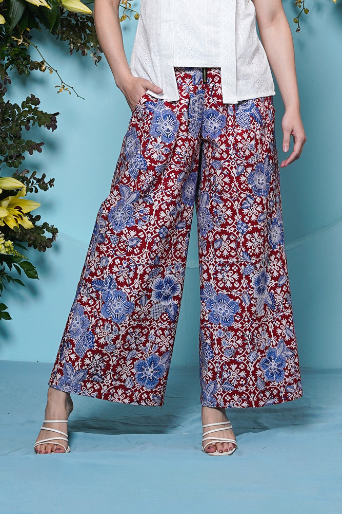 Ritza Red Jlamprang P0166