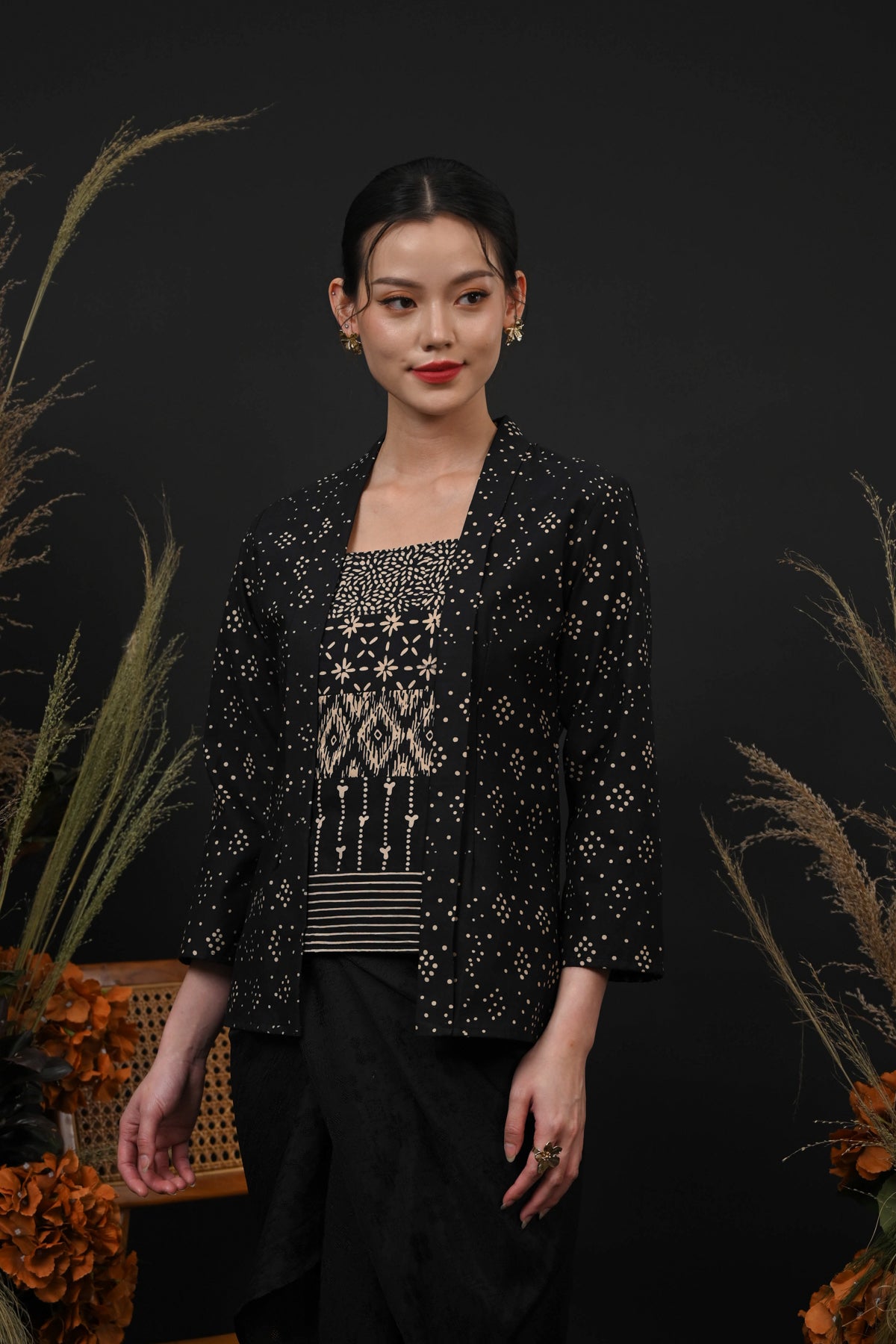 Kebaya Long Garut Cemani T6183