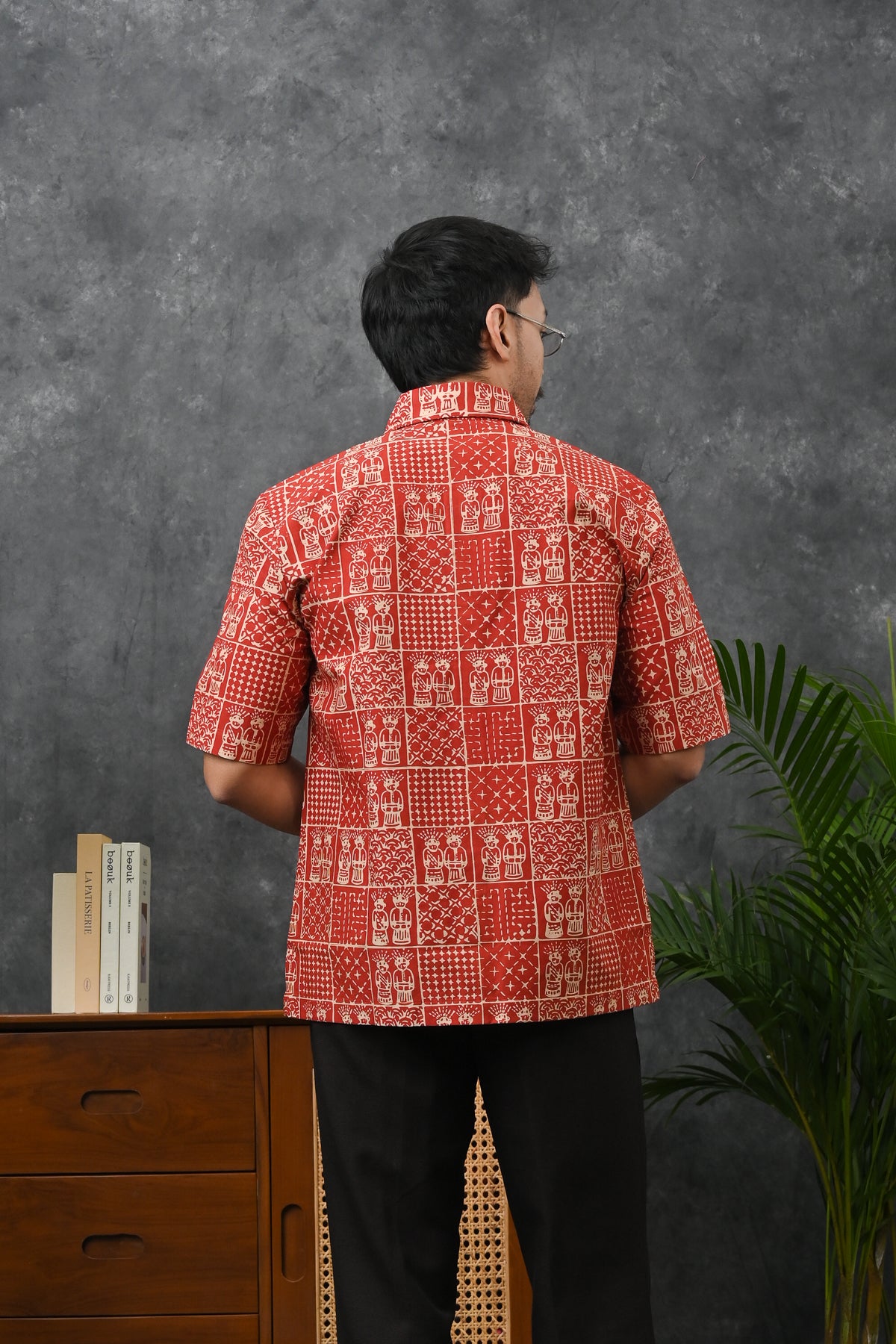 Ondel Betawi Orange Short M0373