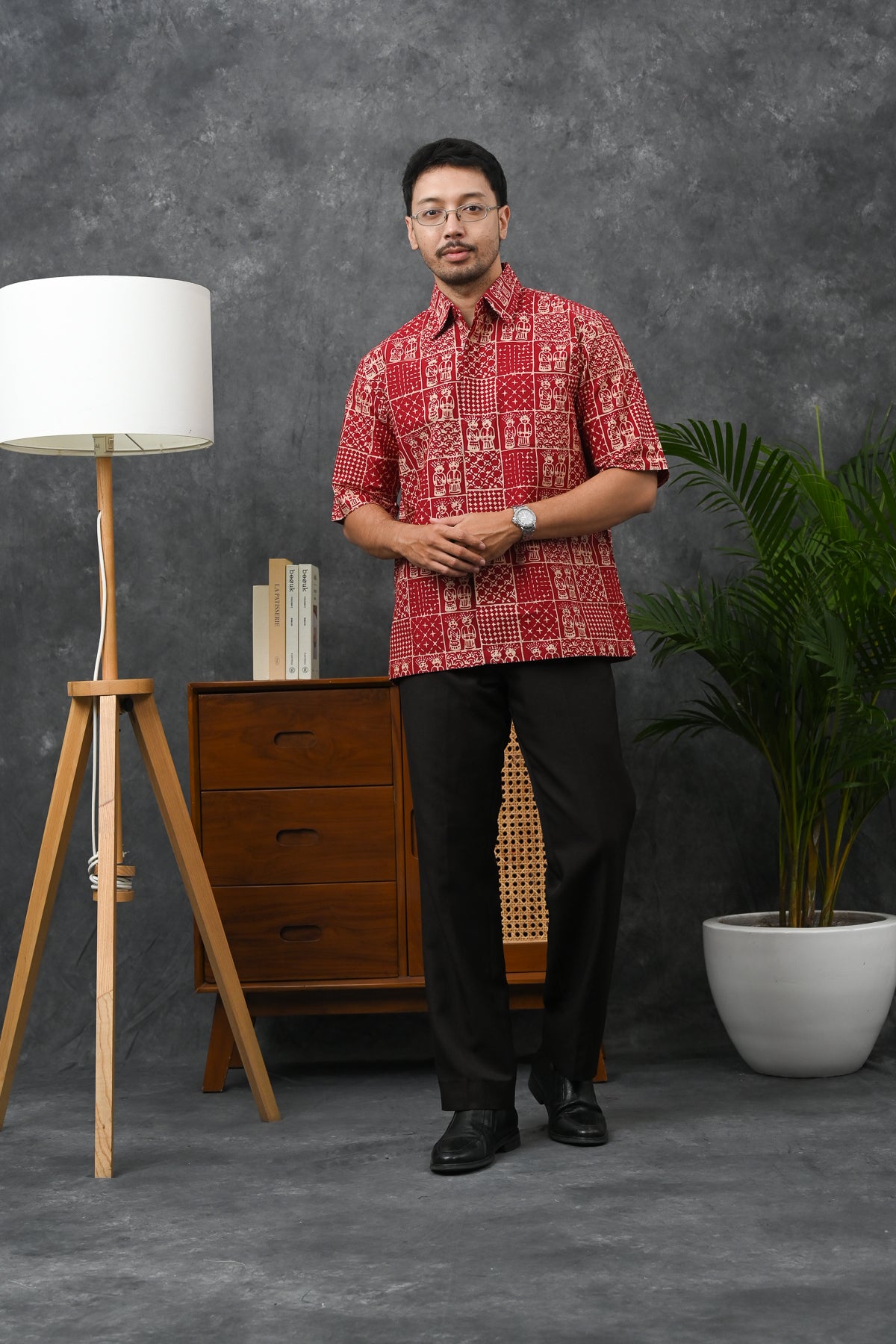 Ondel Betawi Red Short M0372