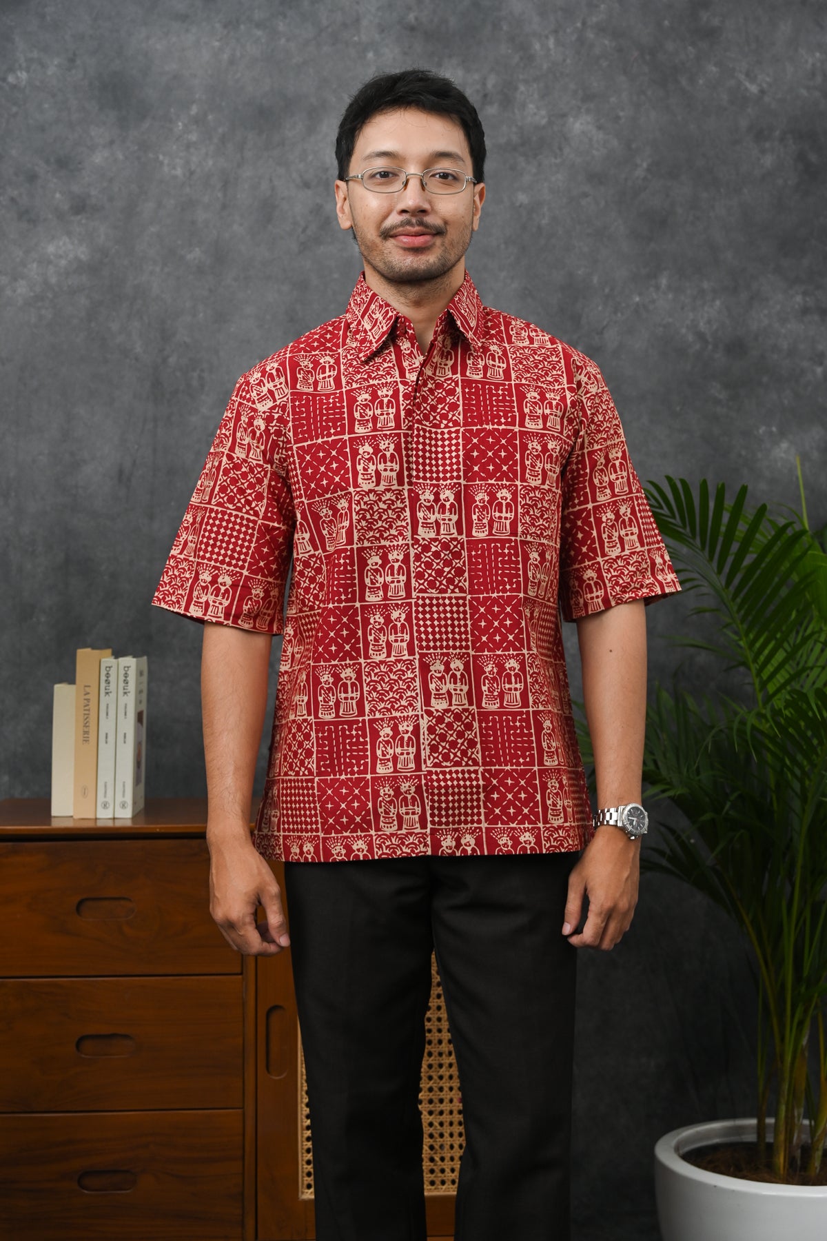 Ondel Betawi Red Short M0372