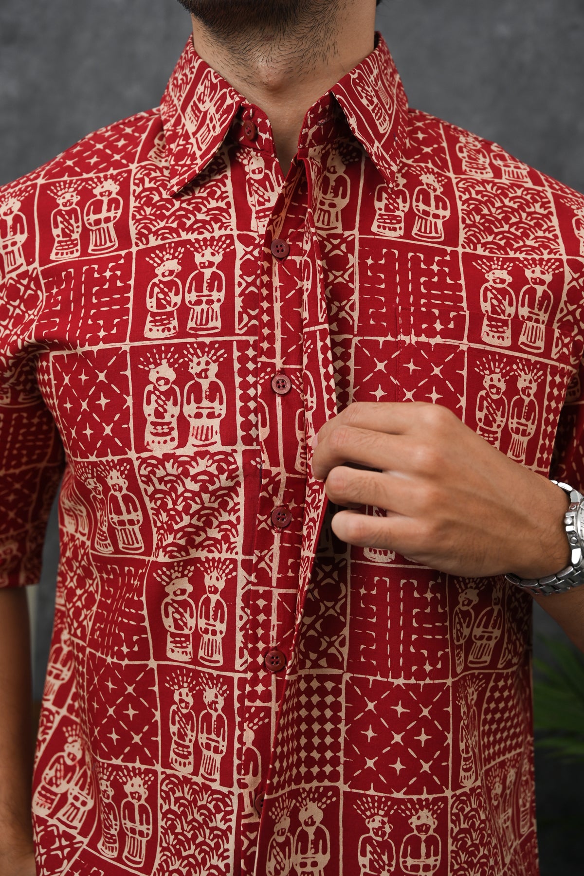 Ondel Betawi Red Short M0372