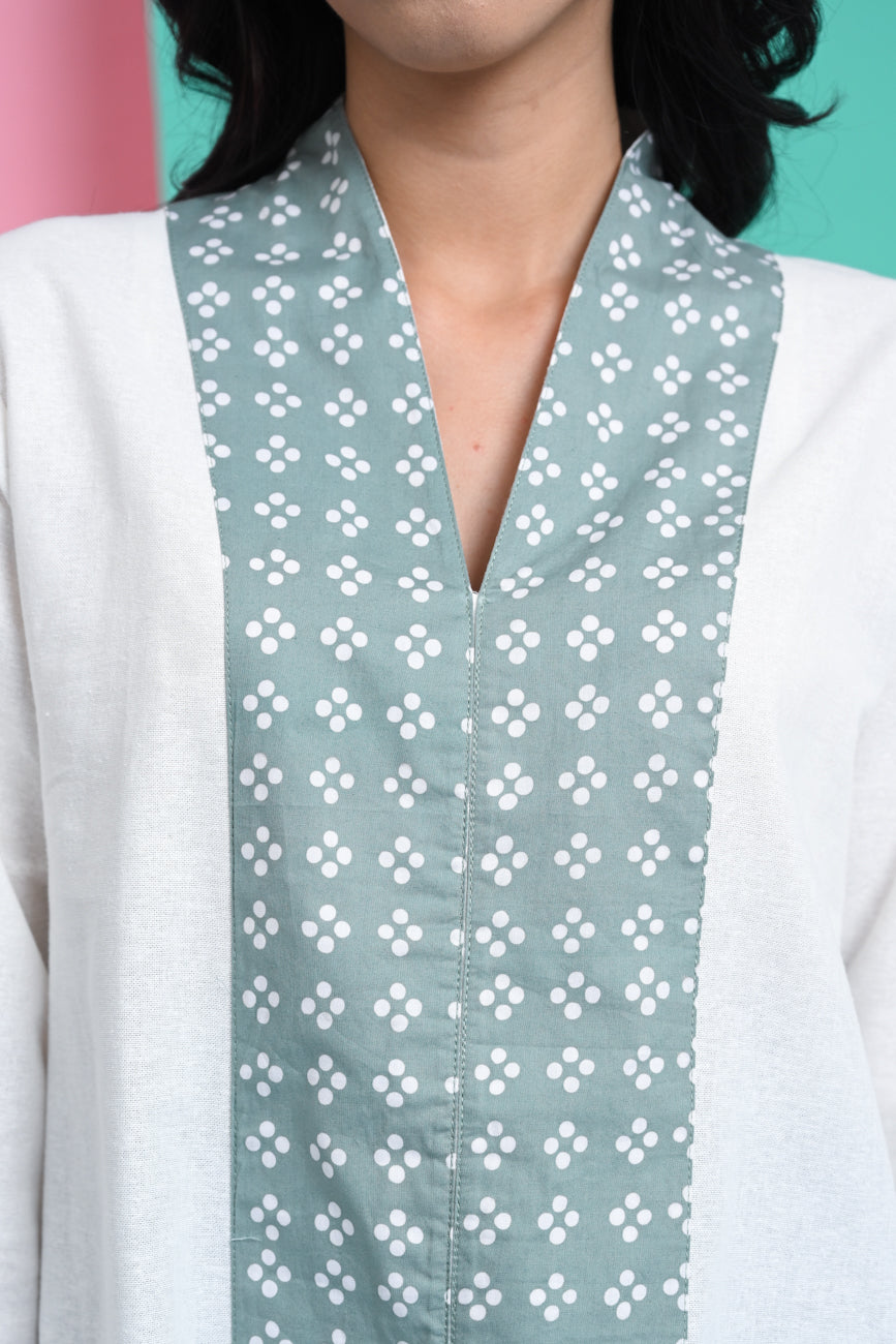 Fitria White Grey PART of Mirae PART0291