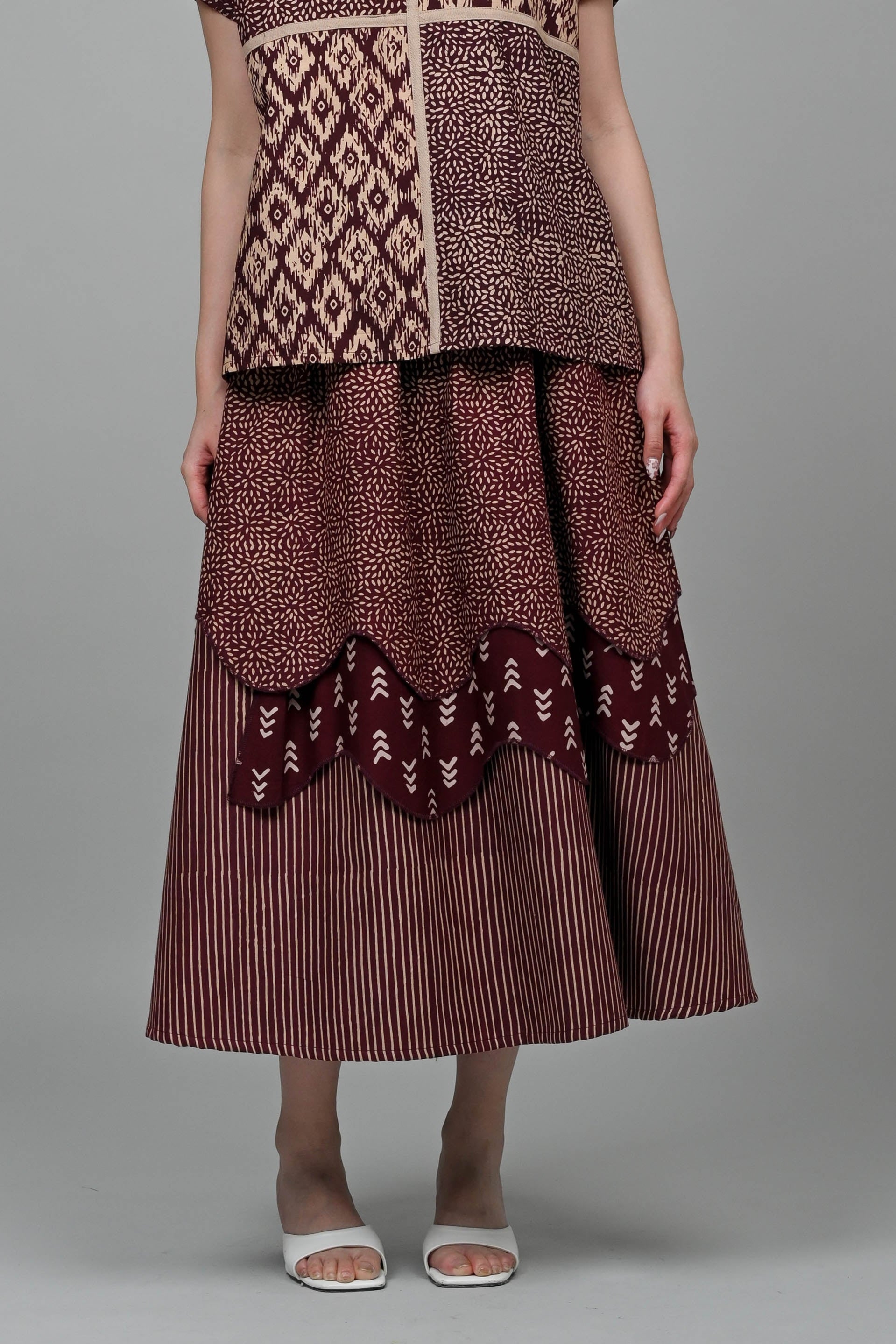 Tila Skirt Garut Purple P0330