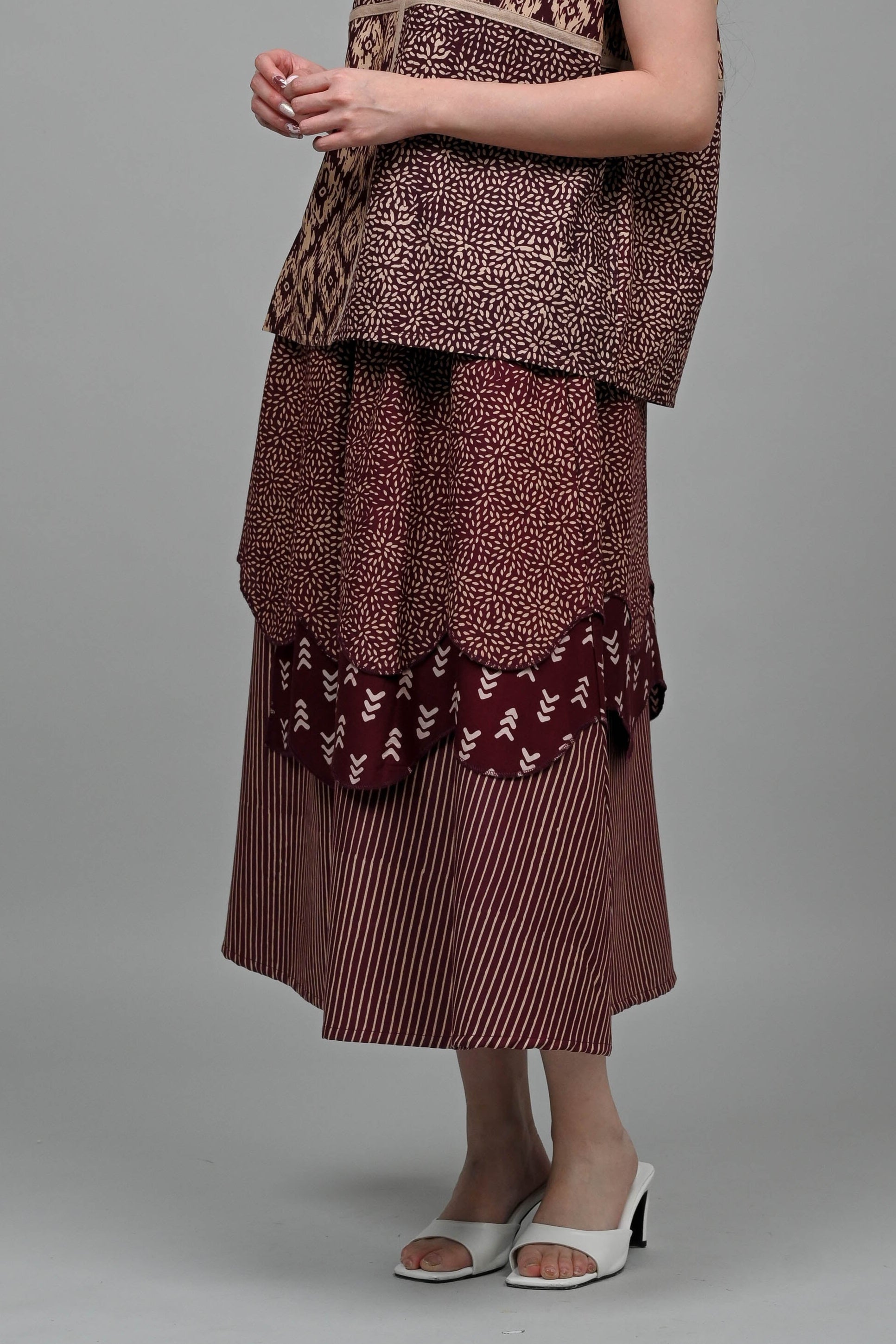 Tila Skirt Garut Purple P0330