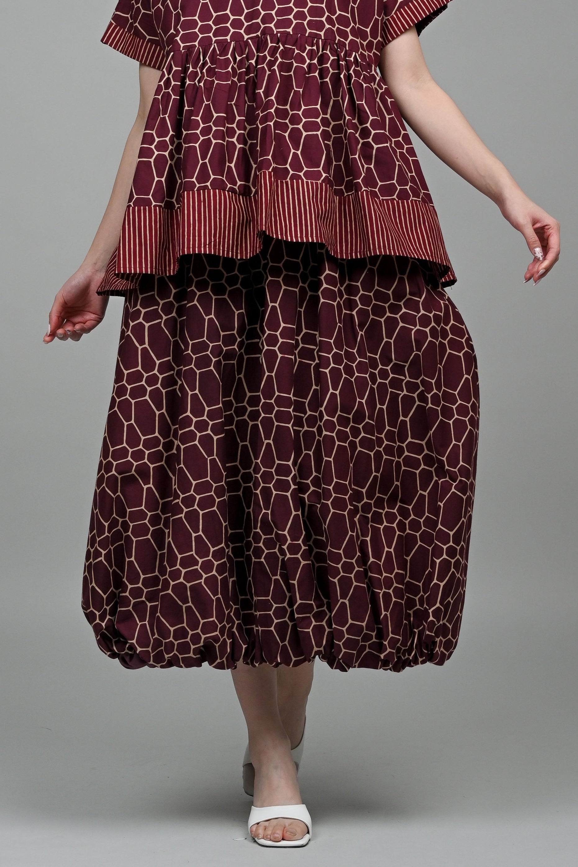 Jenatra Skirt Garut Purple P0333