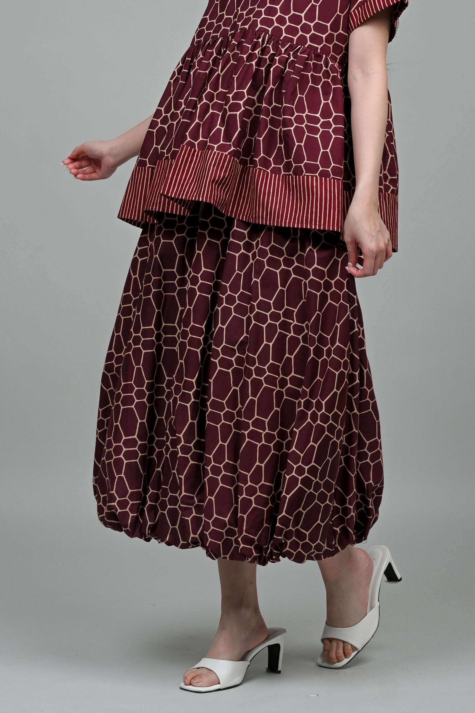 Jenatra Skirt Garut Purple P0333