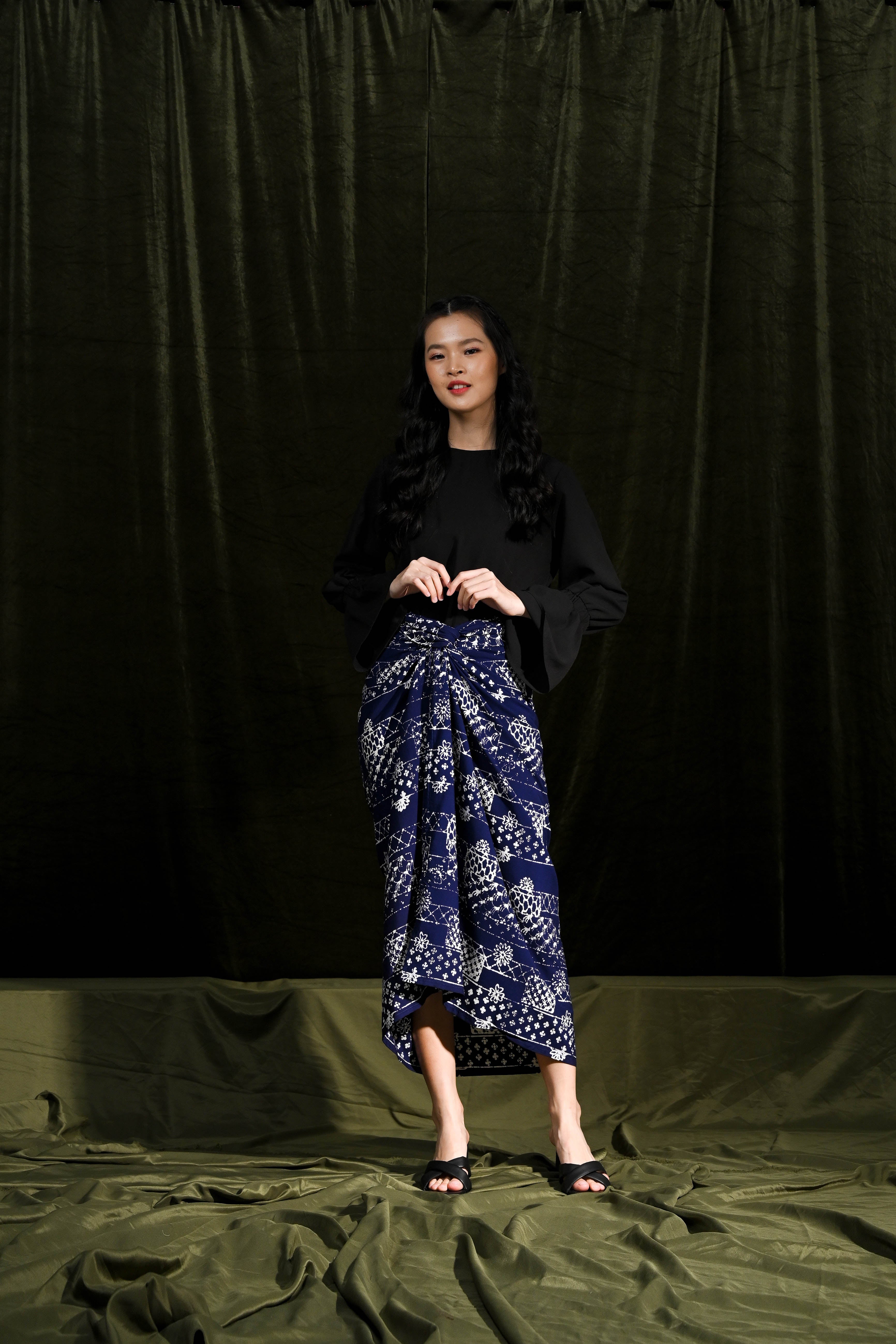 Lilit Blue Rayya Rayon P0214