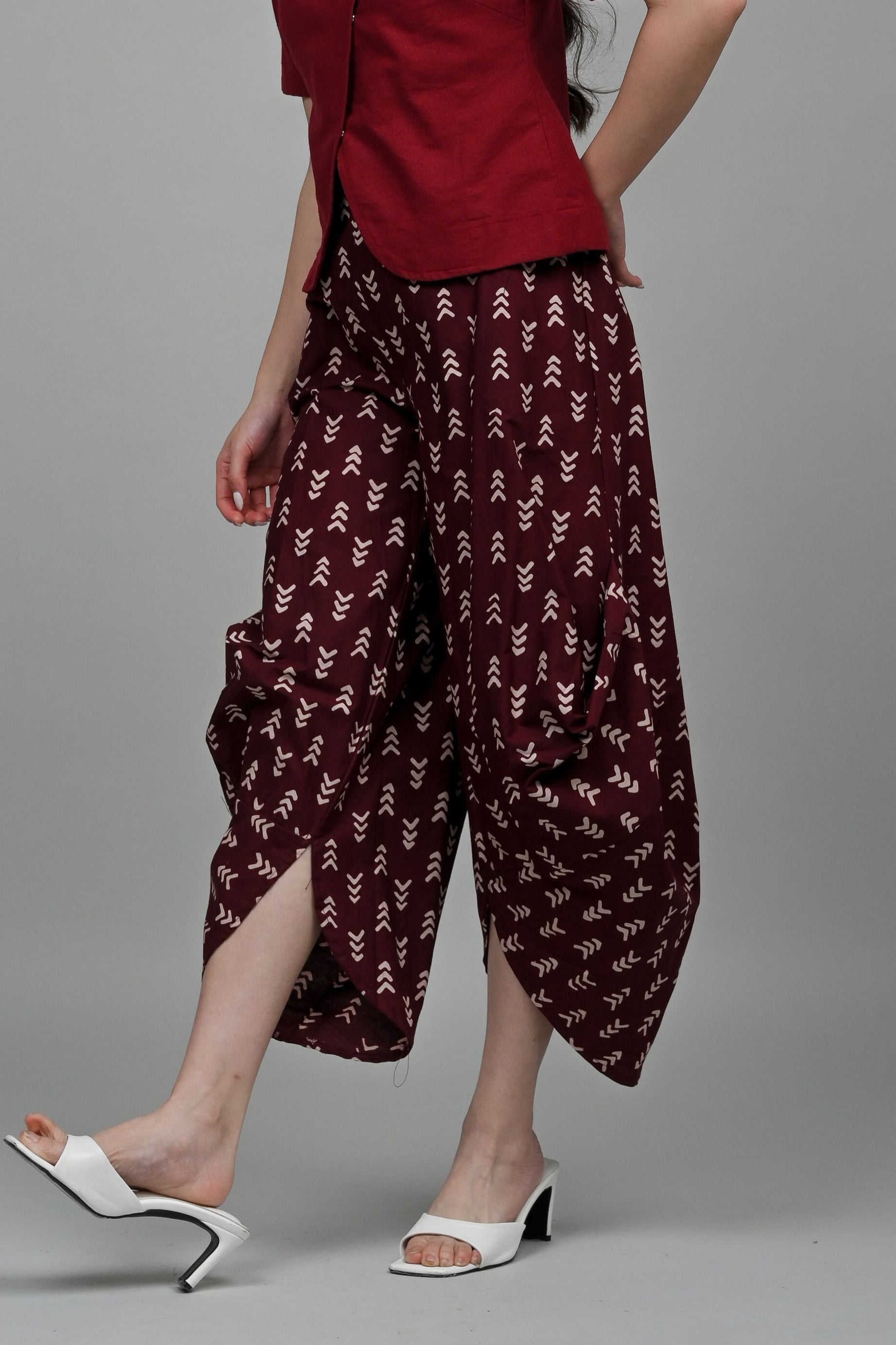 Coral Pants Garut Purple P0383