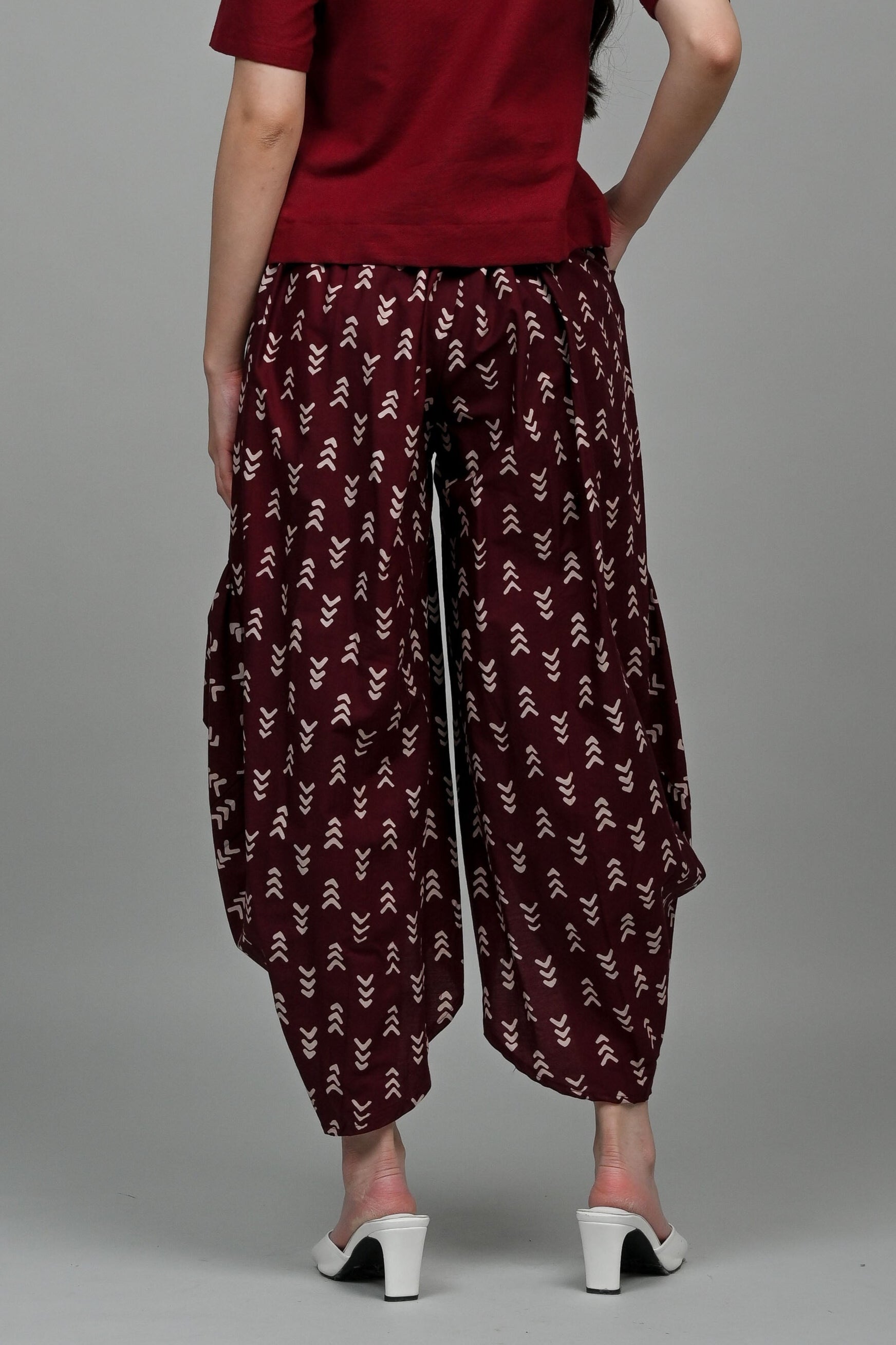 Coral Pants Garut Purple P0383