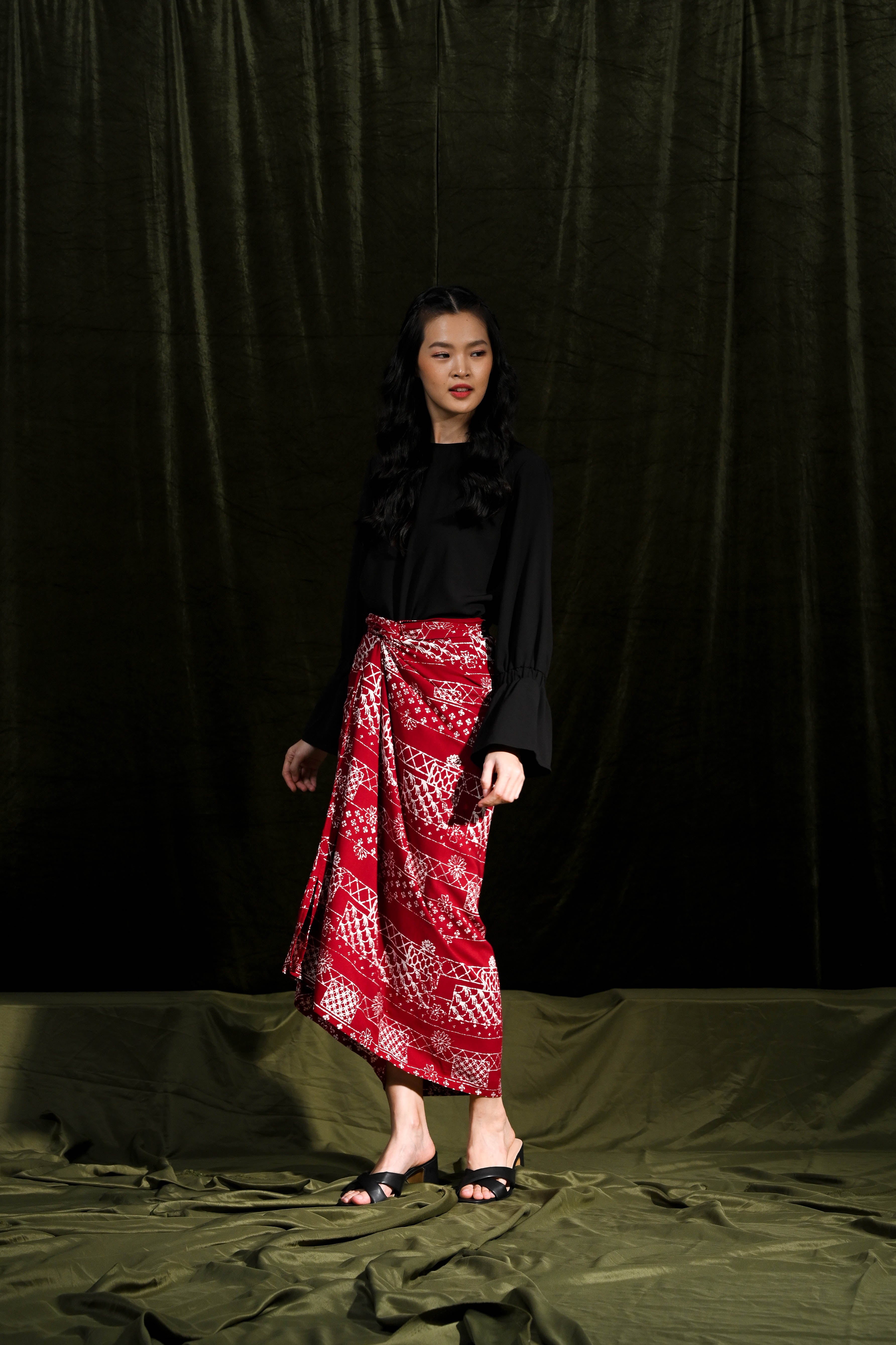 Lilit Red Rayya Rayon P0202