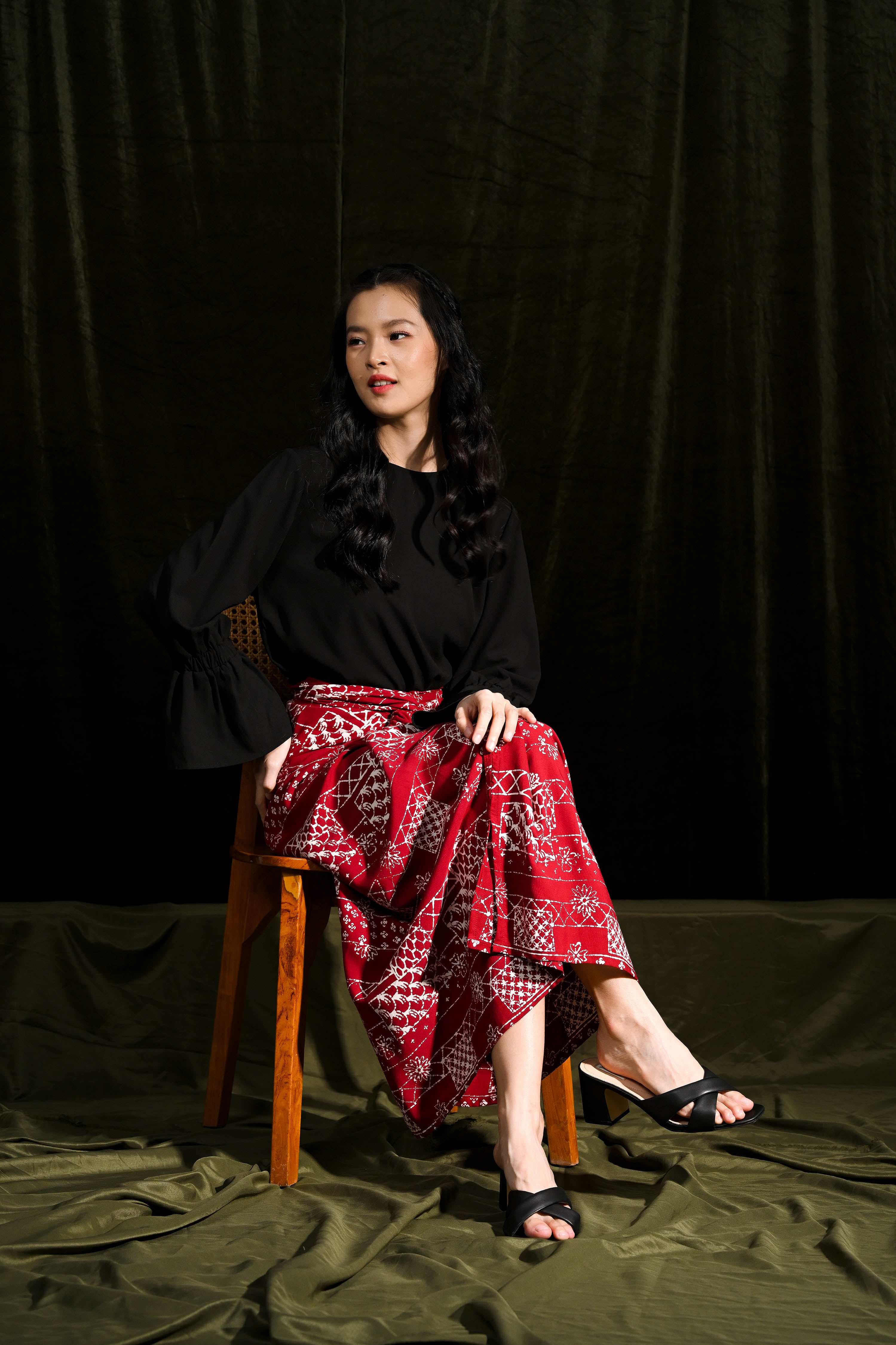 Lilit Red Rayya Rayon P0202