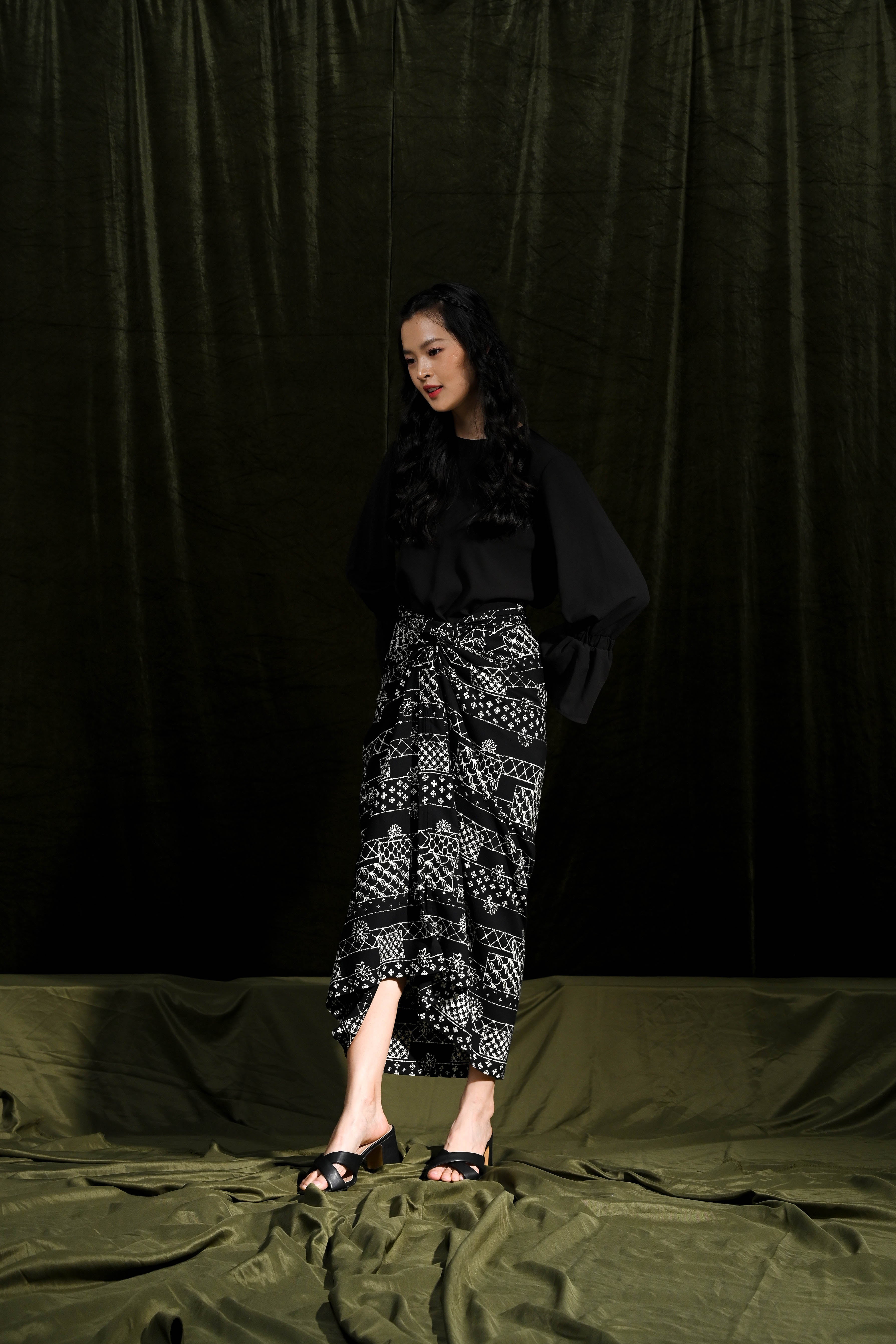 Lilit Black Rayya Rayon P0216