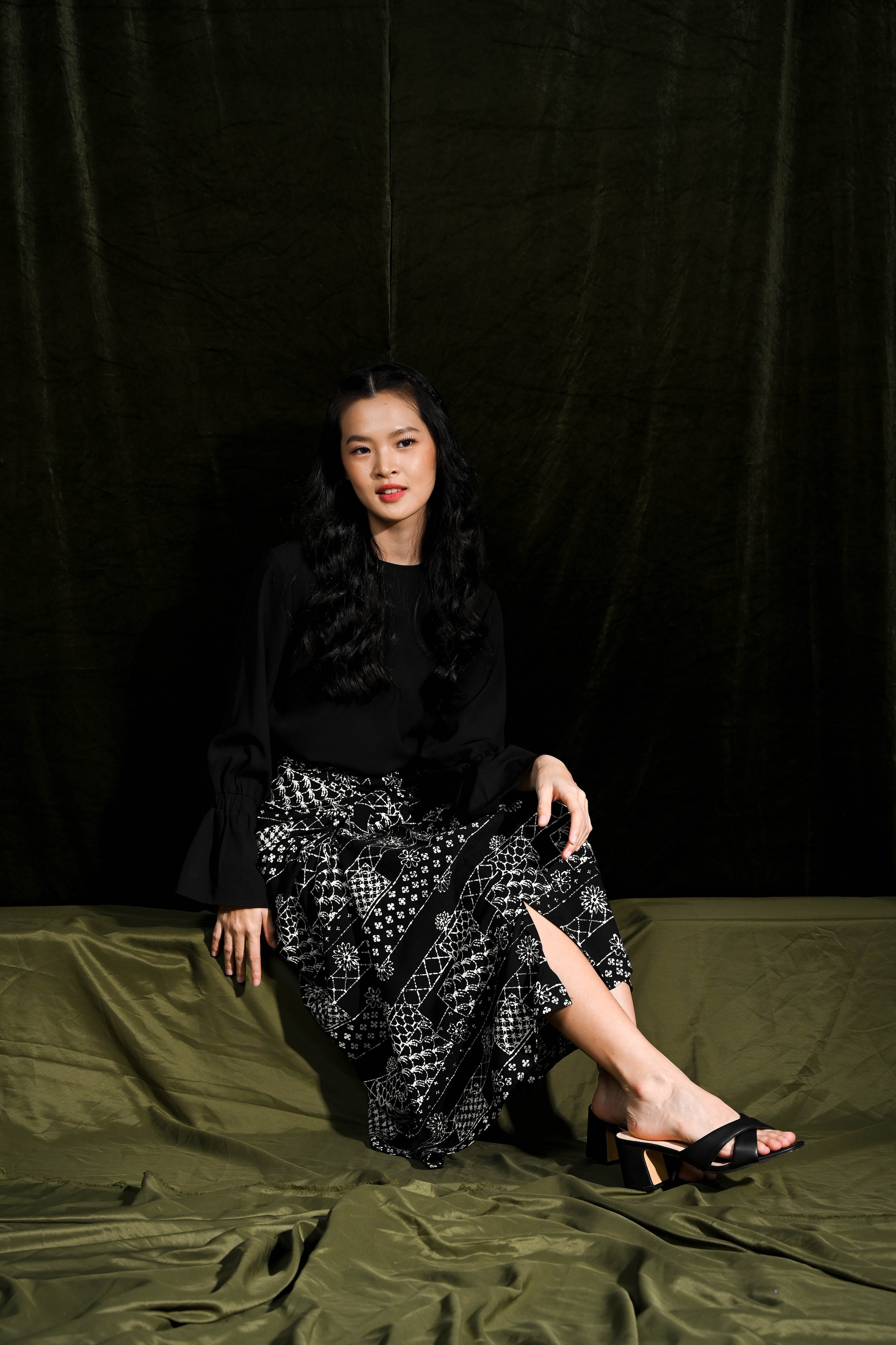 Lilit Black Rayya Rayon P0216