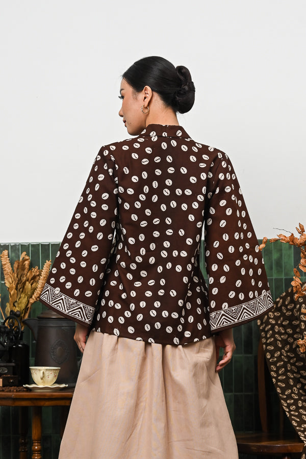 Kebaya Lipit Garut Kopi T4671