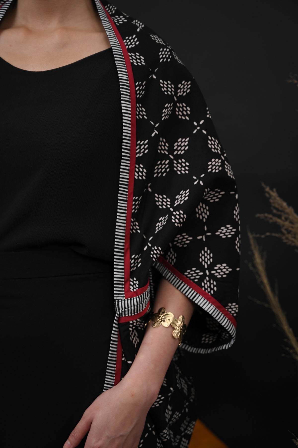 Outer Sashiko Cemani T6201
