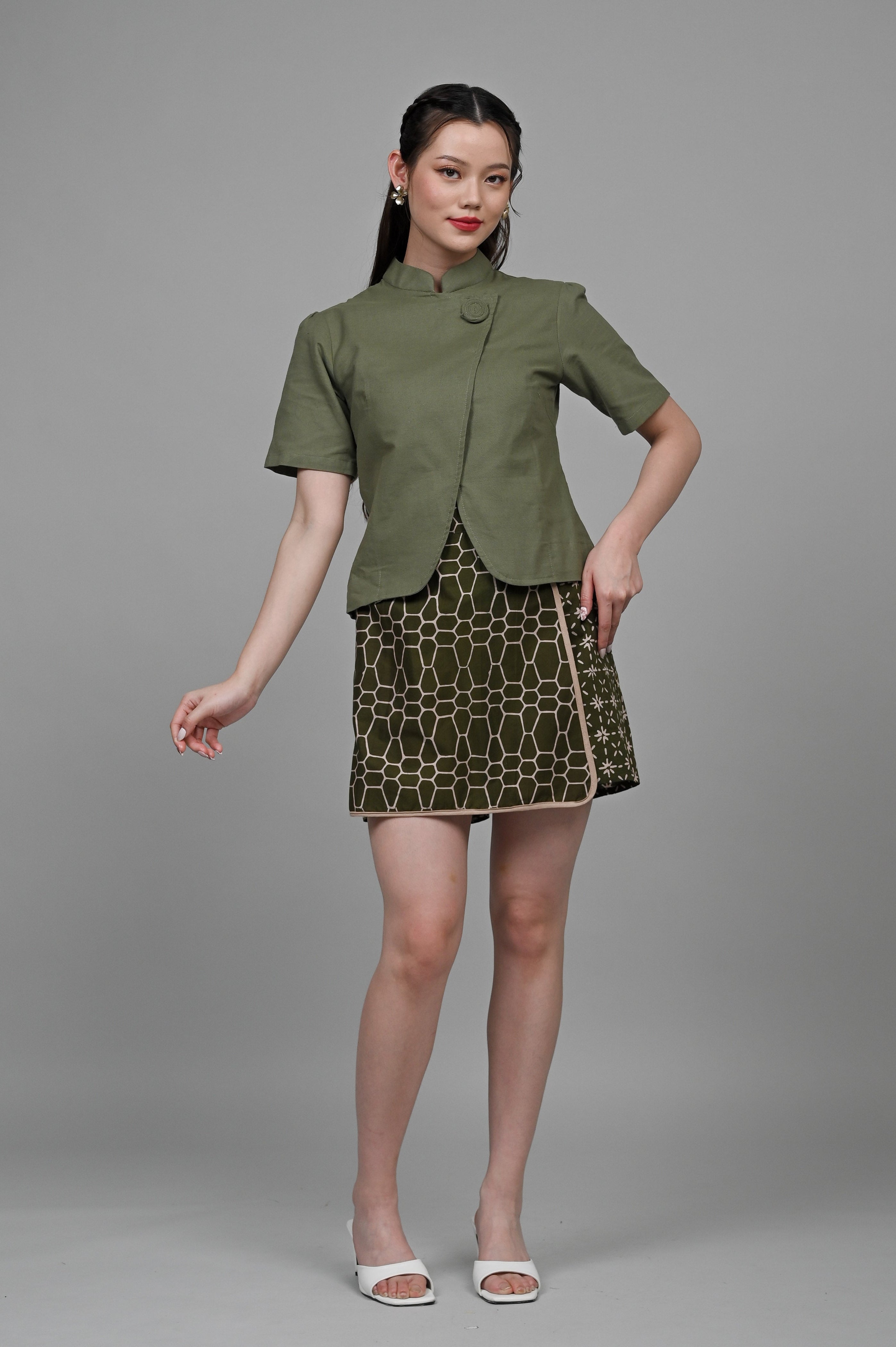 Adeera Pants Garut Green P0332