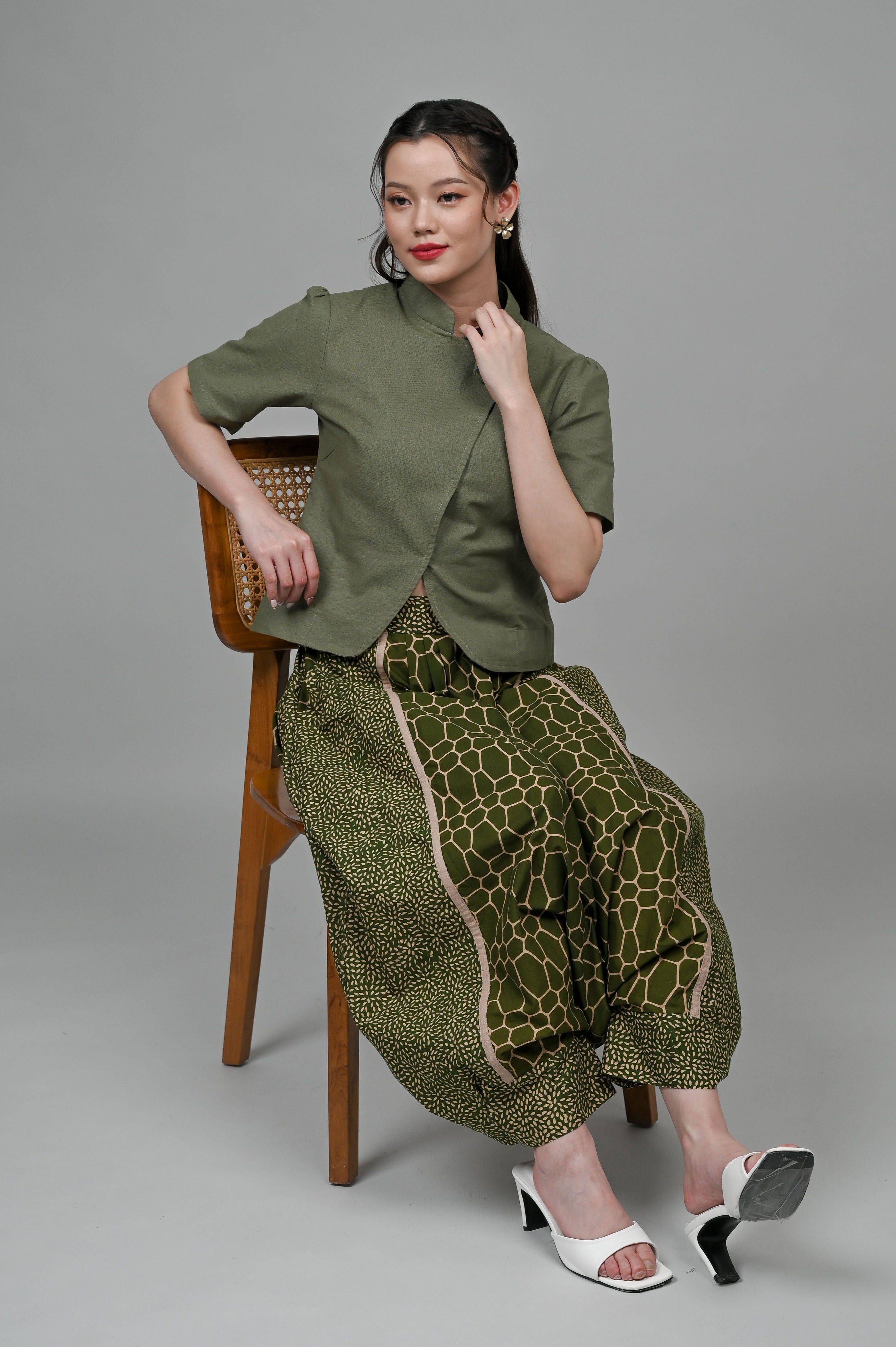 Kenzi Pants Garut Green P0367