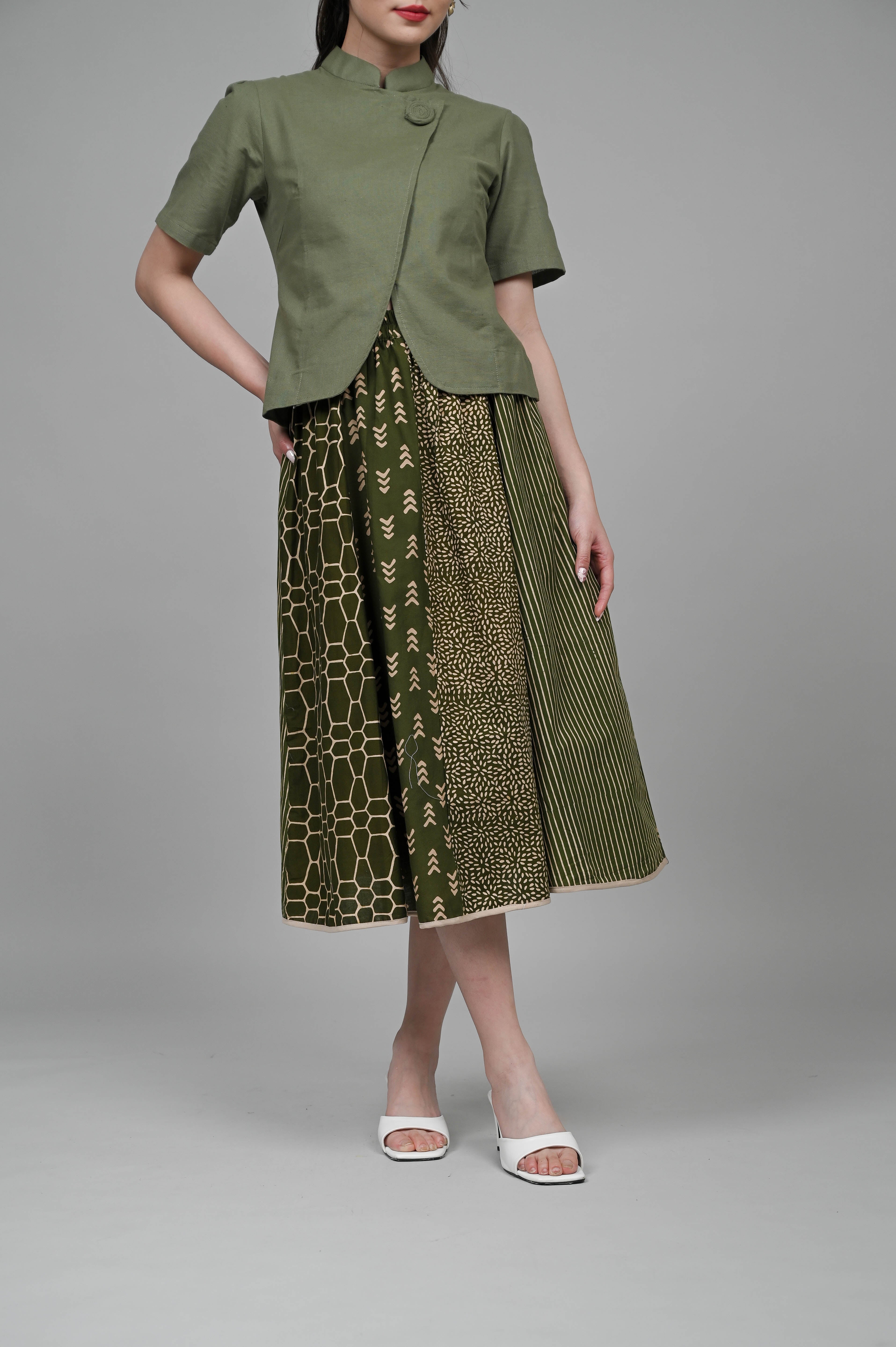 Cahaya Green Basic T3502