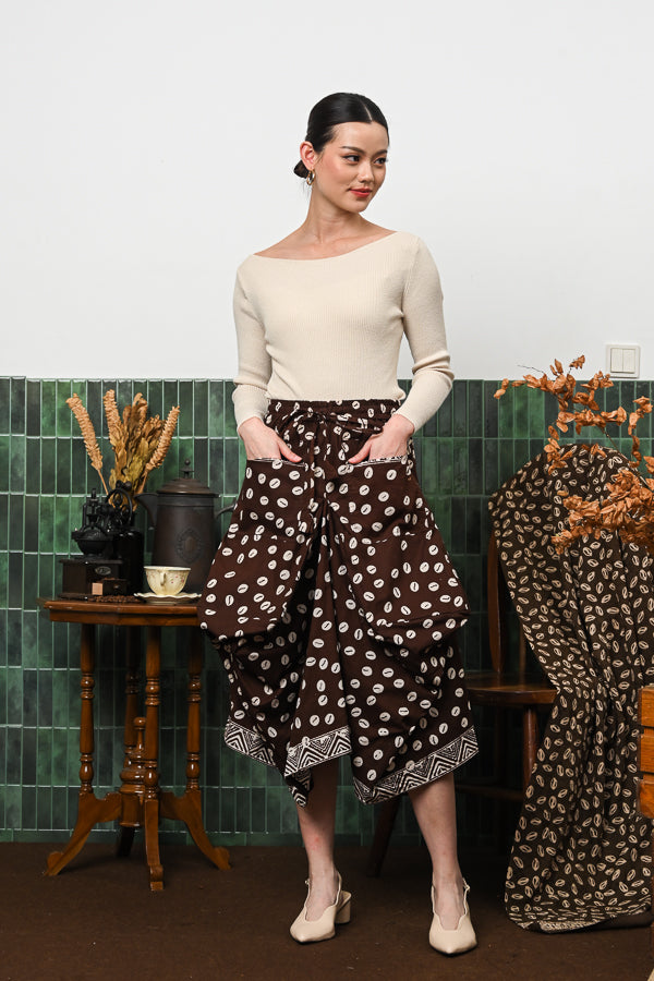 Adara Skirt Kopi Wonogiren P0560