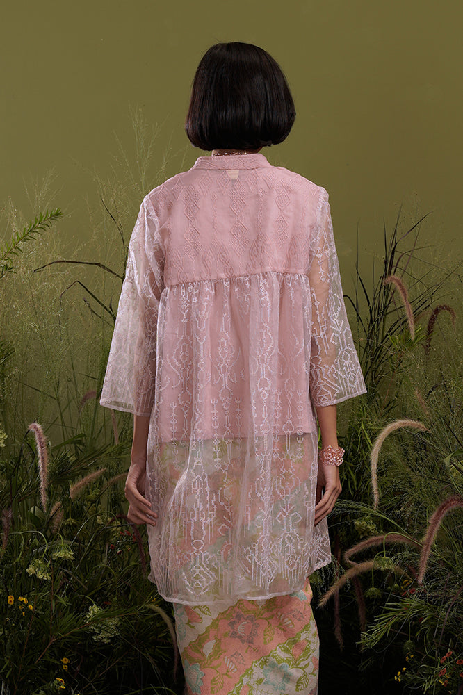 Ayala Organza Pink W Camisole T2145