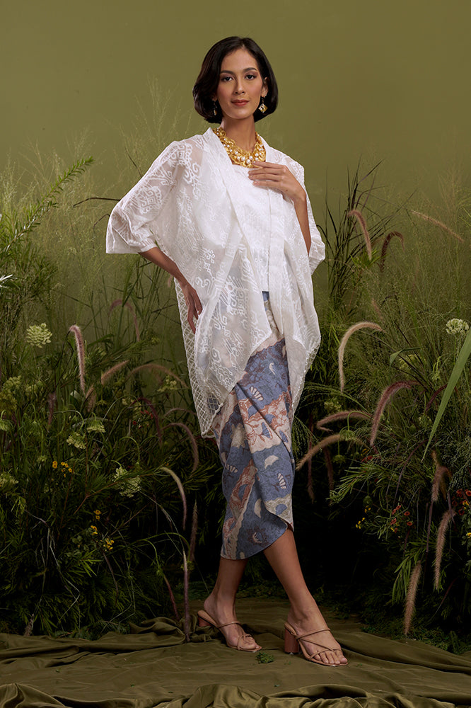 Kusuma Organza White W Camisole T2137