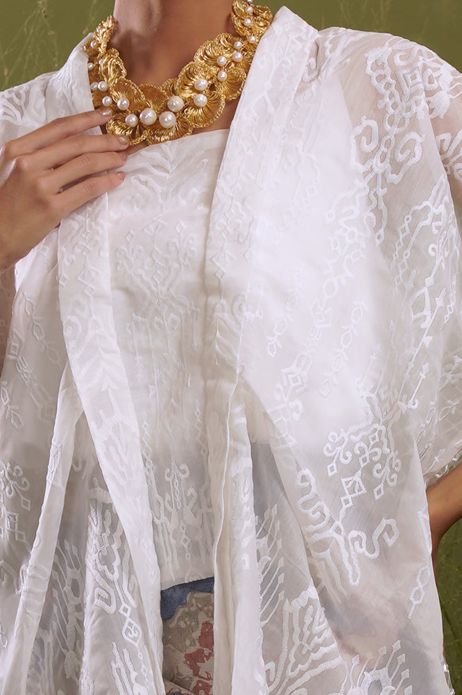 Kusuma Organza White W Camisole T2137