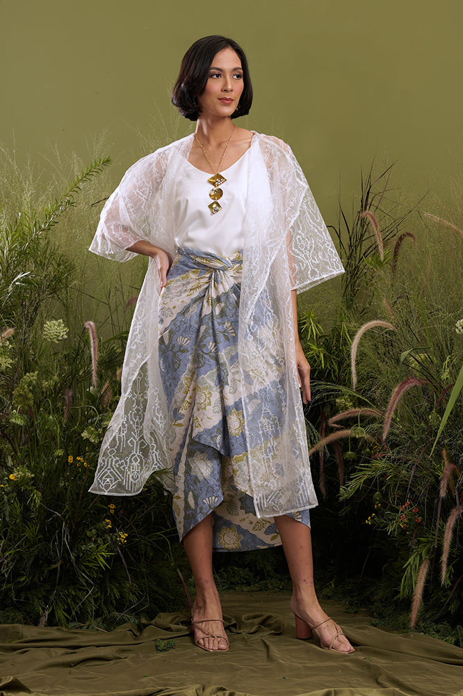 Adila Outer Organza White T2153