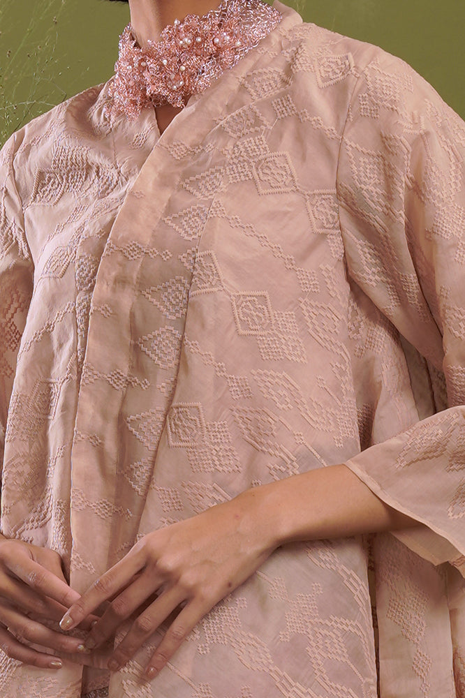 Elena Organza Brown Long T2133