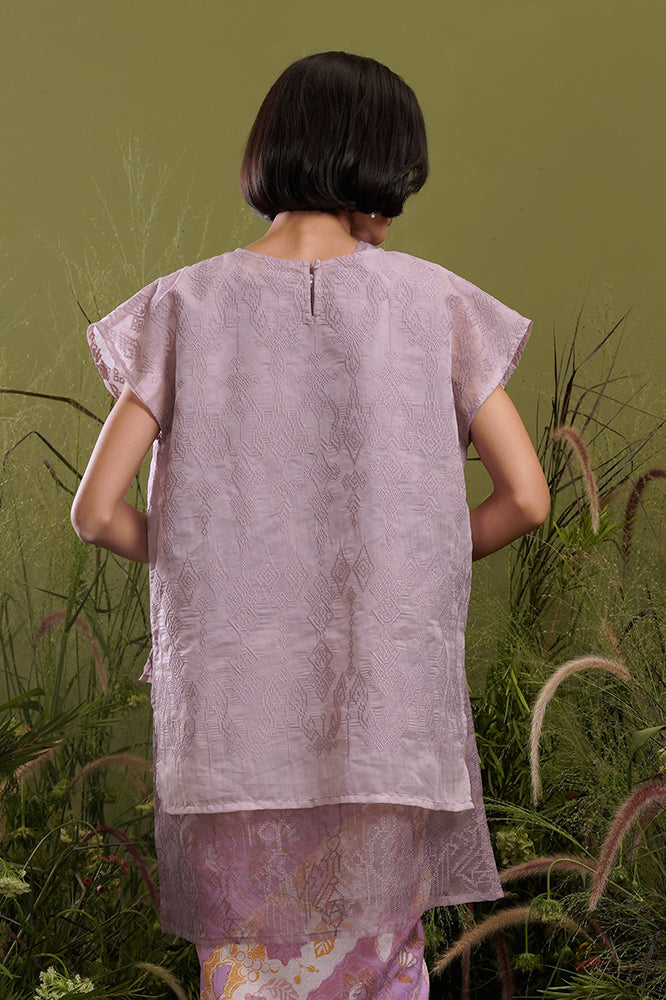 Taslima Organza Lilac T2151
