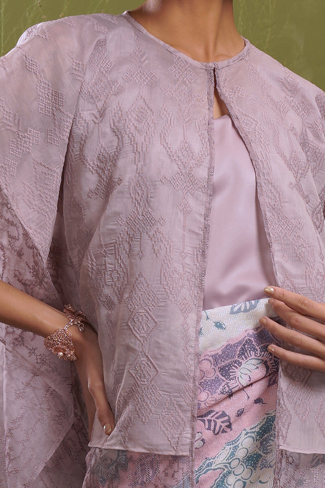 Outer Lilac Organza T2139