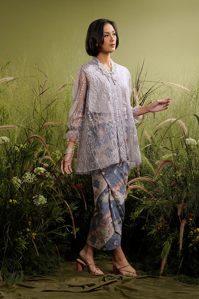 Alesha Organza With Camisole T2141