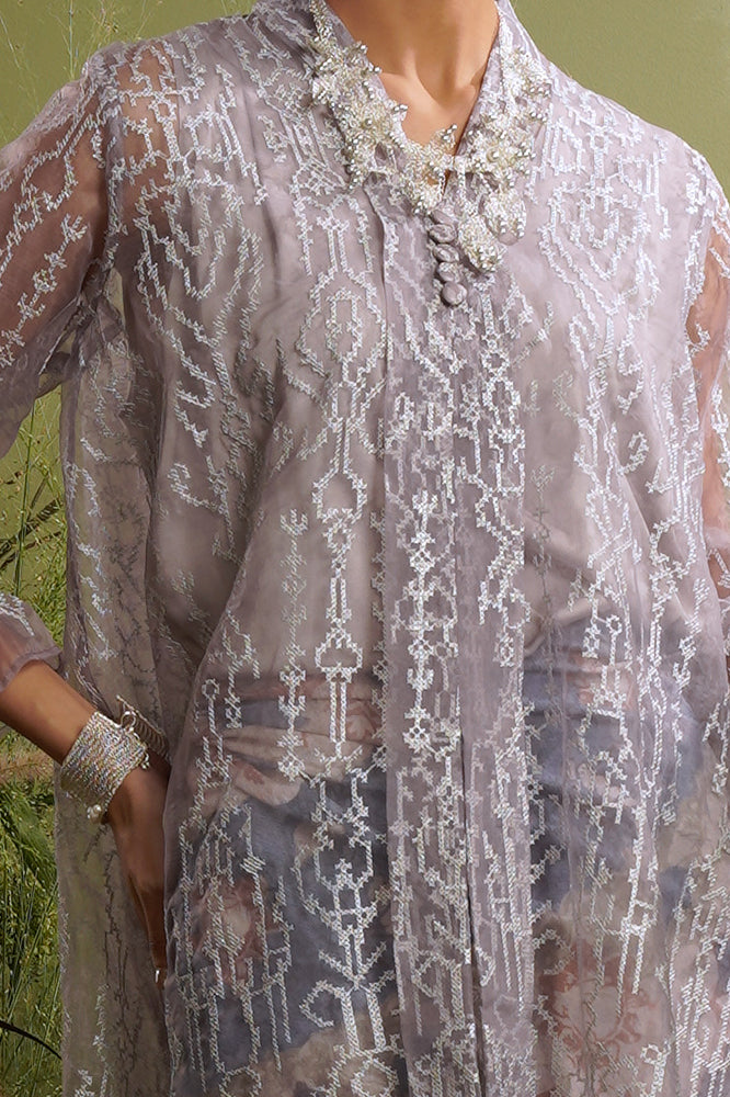 Alesha Organza With Camisole T2141