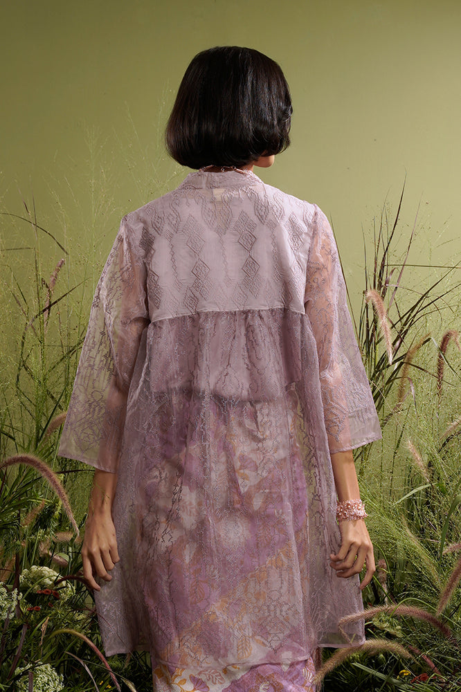 Ayala Organza Lilac W Camisole T2144