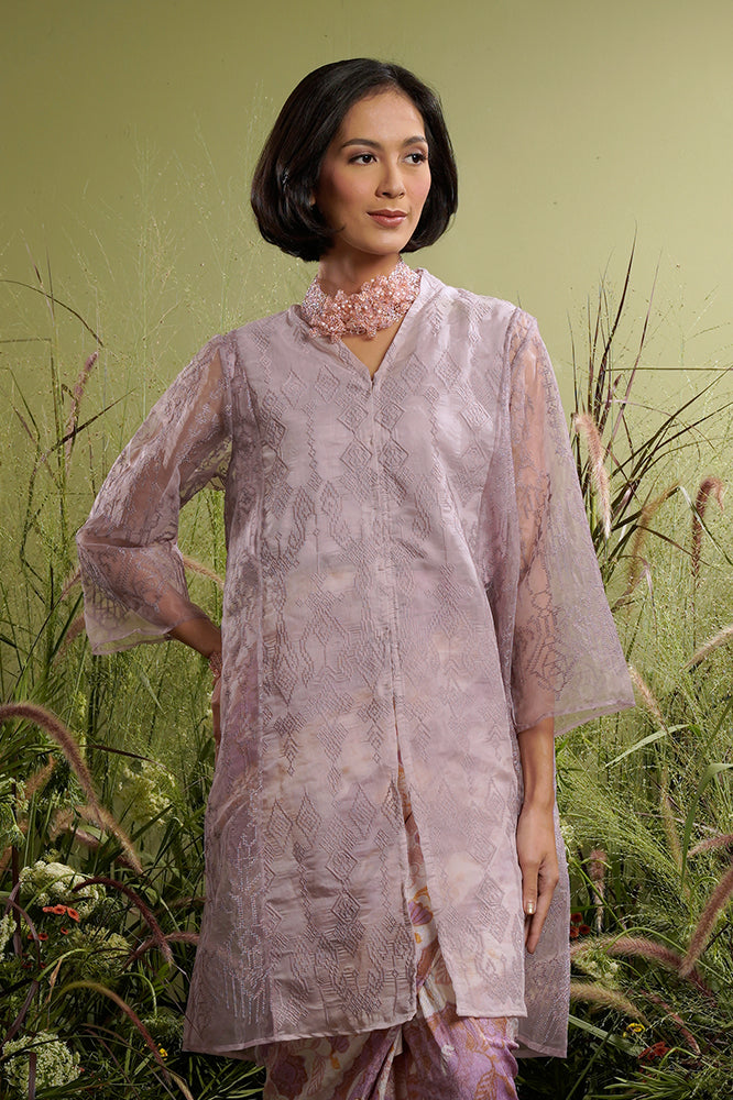 Ayala Organza Lilac W Camisole T2144