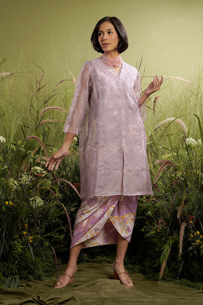 Ayala Organza Lilac W Camisole T2144