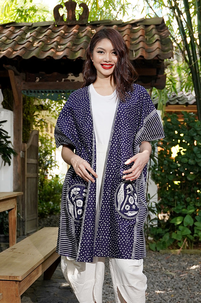 Outer Selampad Rempah Biru T1667