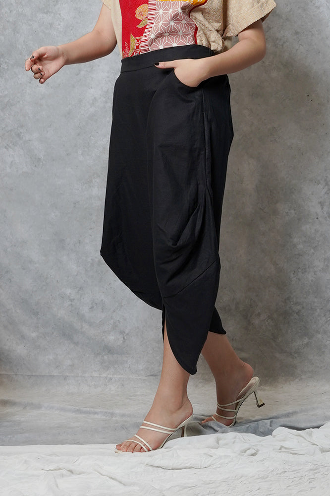 Coral Pants Black P0117