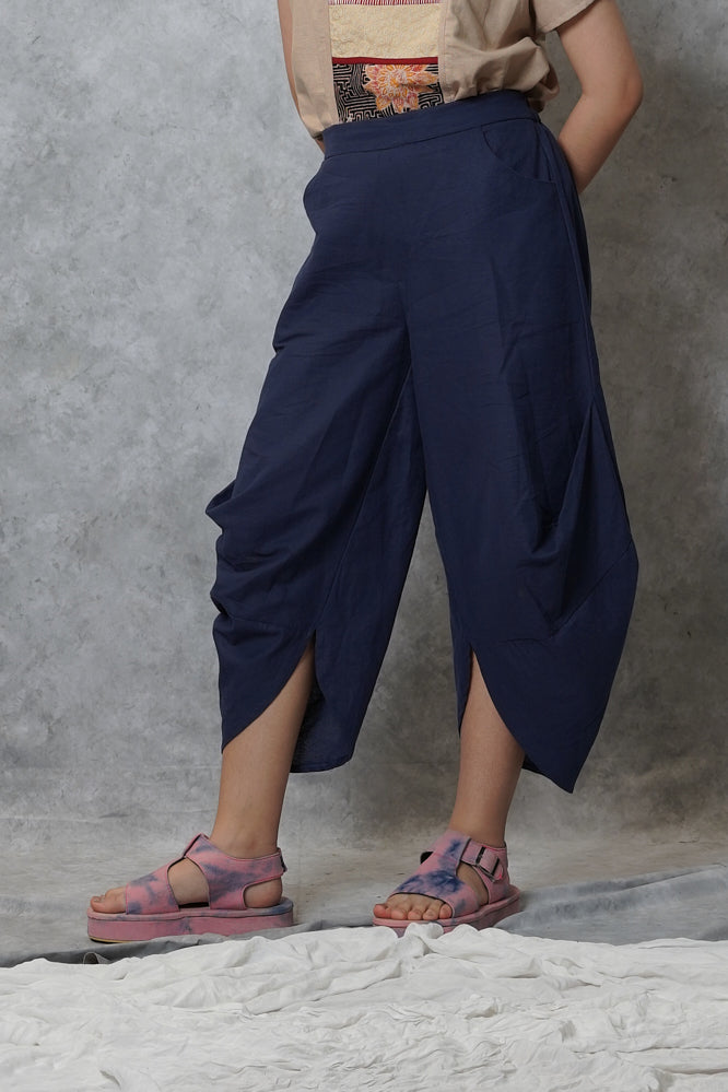 Coral Pants Blue P0118