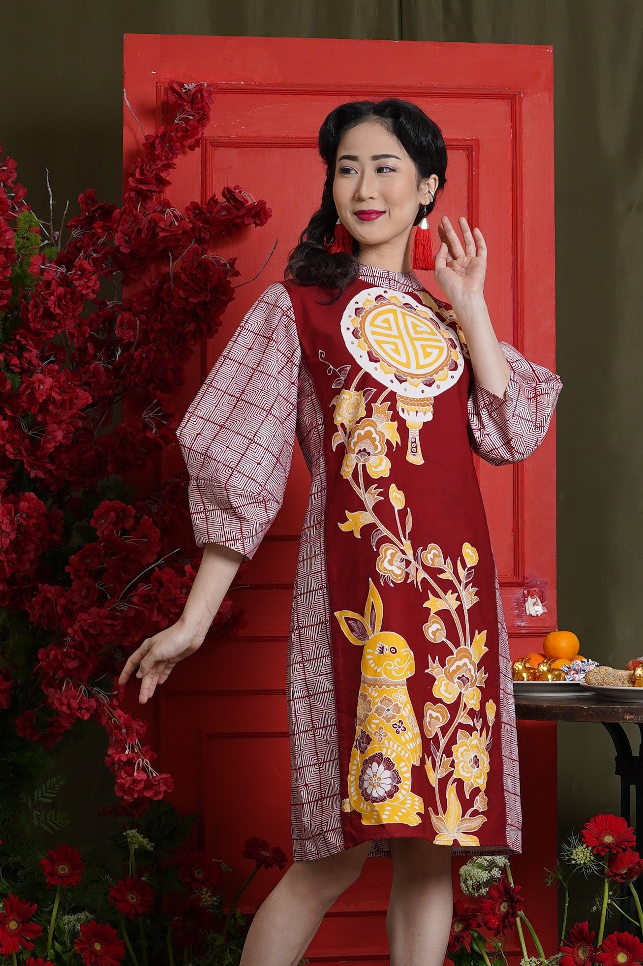 Lesi Dress Tulis CNY D0378