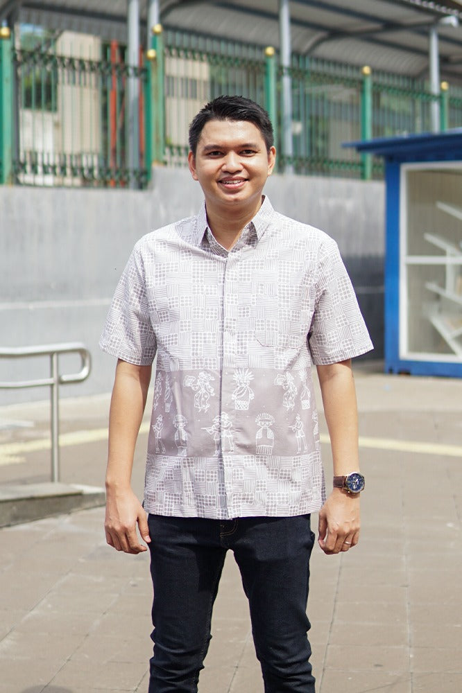 Abang Betawi Grey M0050