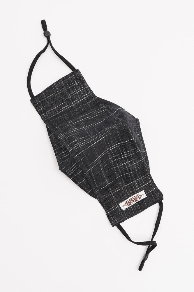 Masker Lurik Hitam