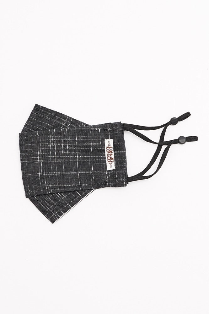 Masker Lurik Hitam