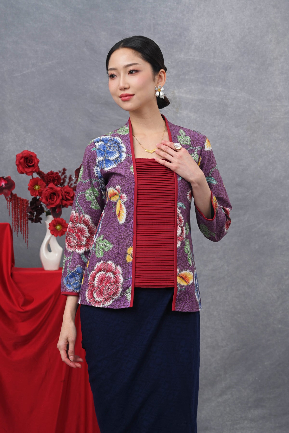 Kebaya Lipit Long Encim T5950