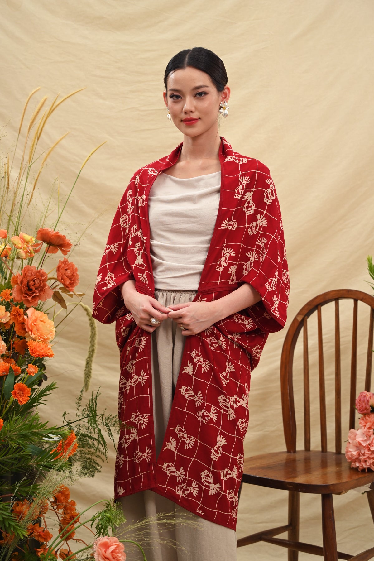 Outer Rayon Red Betawi T5693