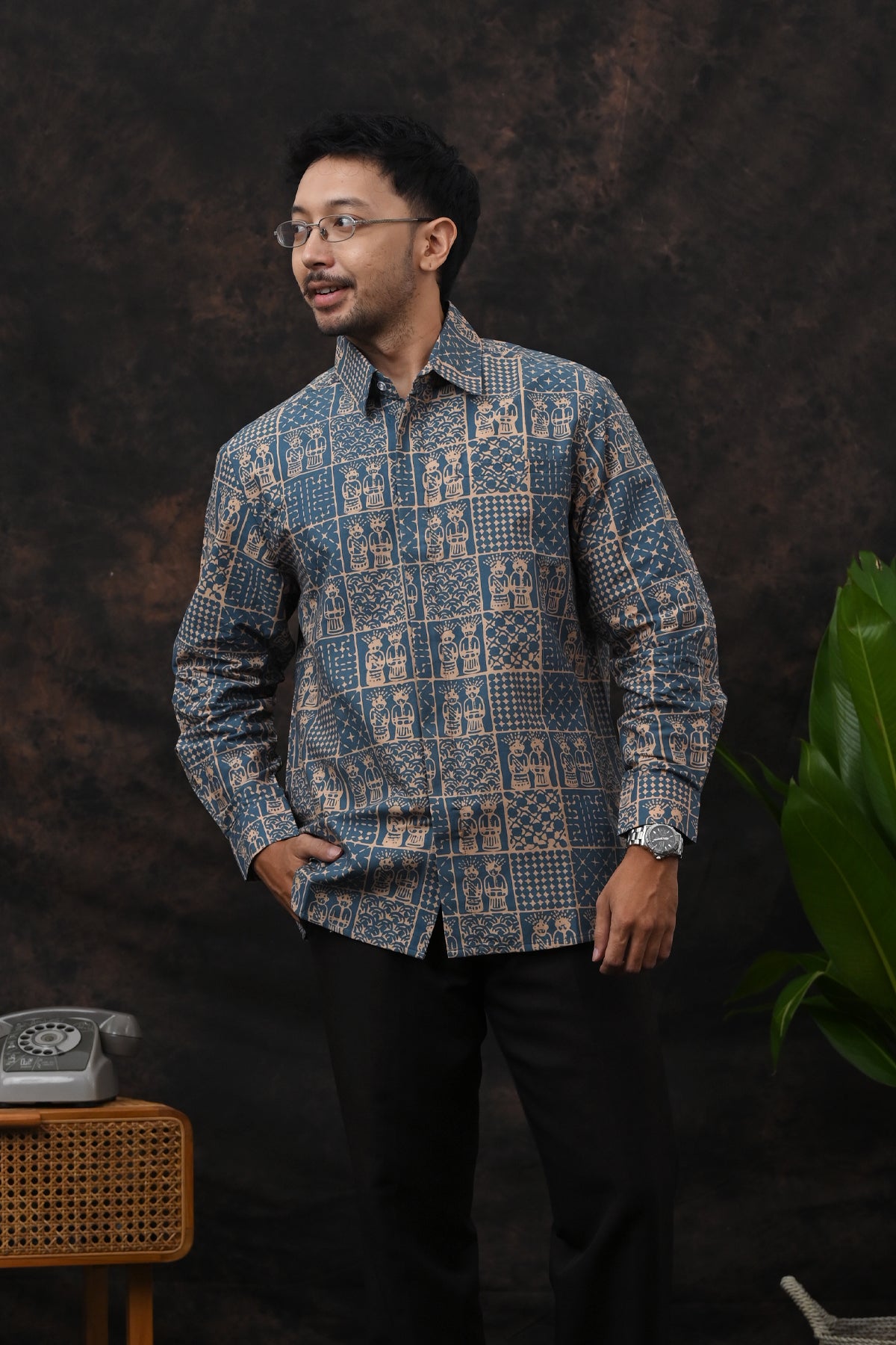Ondel Betawi Torquoise Long L0195